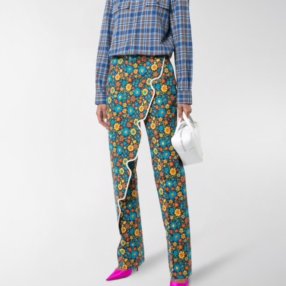 Balenciaga Floral Trousers